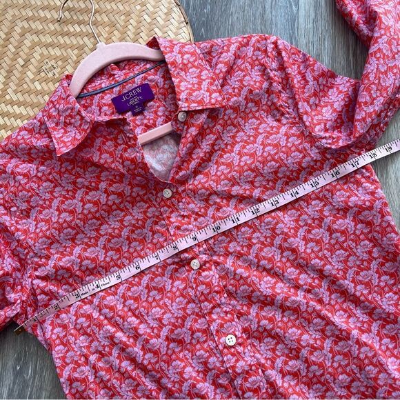 J. Crew Slim-fit shirt in Liberty® Toutouayette fabric Women’s Size‎ 2 - Picture 6 of 7